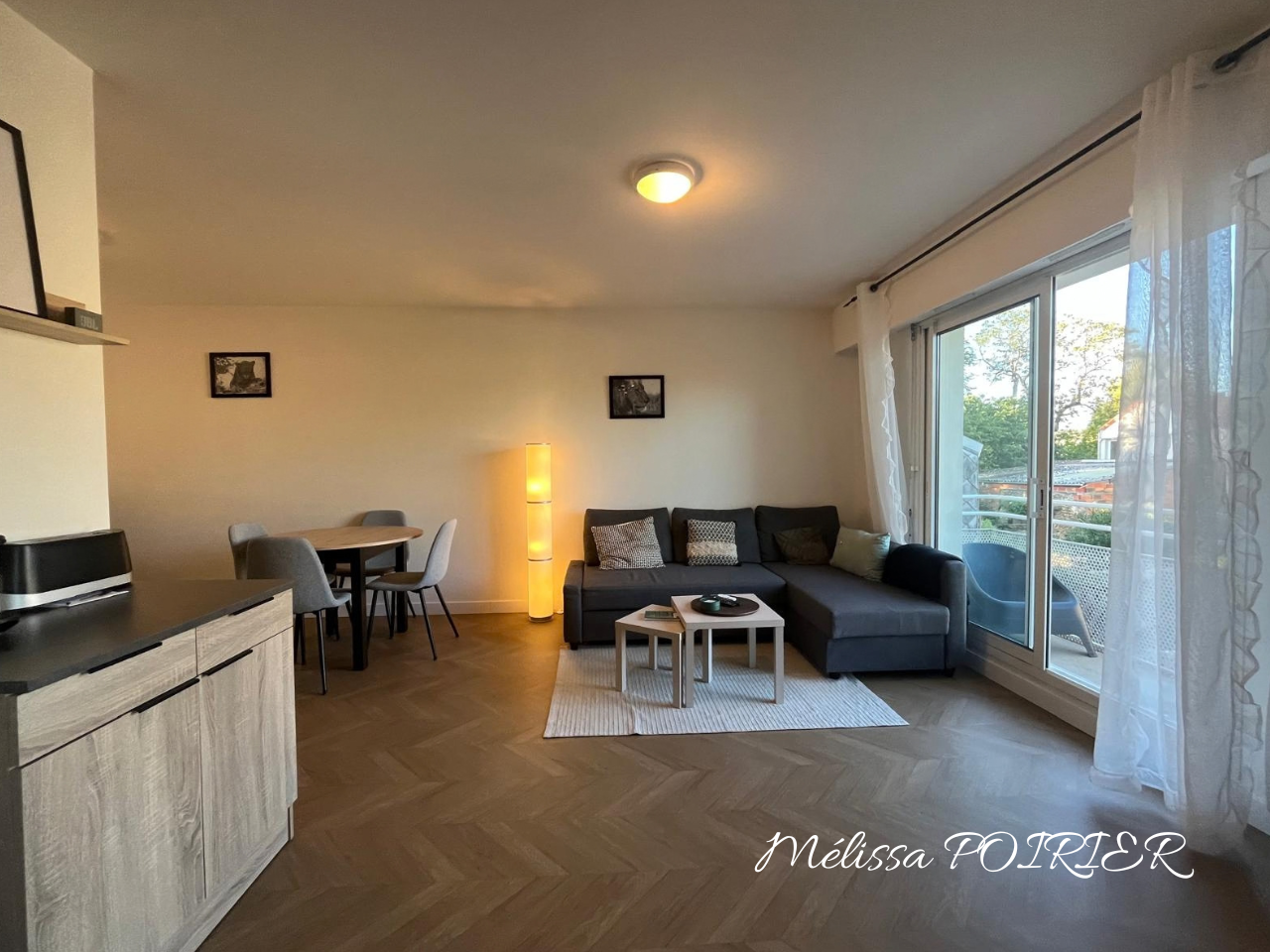 Appartement 2 pièces de 38 m2 avec balcon, cave et parking   Vendu loué